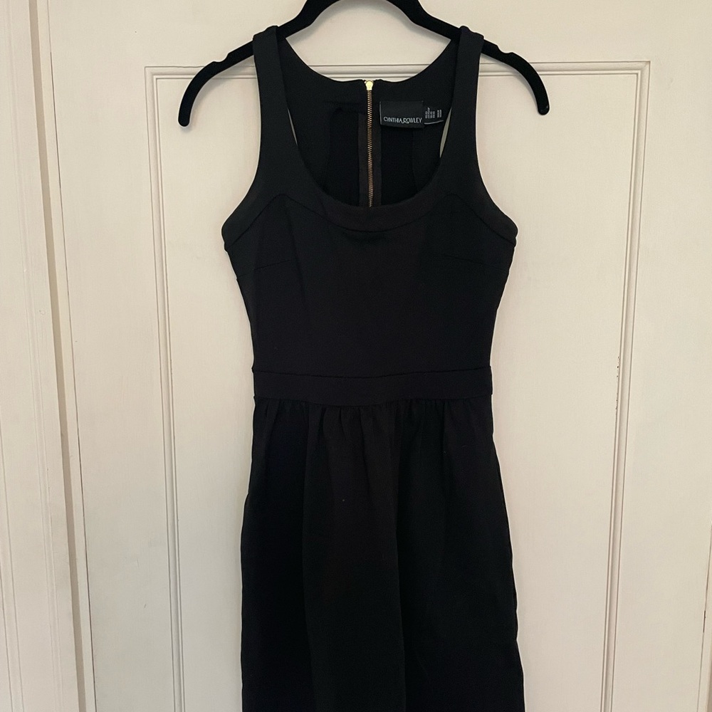 Cynthia Rowley black sleeveless dress, XS